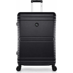 Rain RB80114-28 Βαλίτσα Μεγάλη 75x48x34cm με 4 Ρόδες Μαύρη