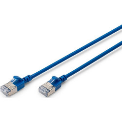 Digitus F/FTP Cat.6a Καλώδιο Δικτύου Ethernet 2m Blue DK-1632-A-020S-B
