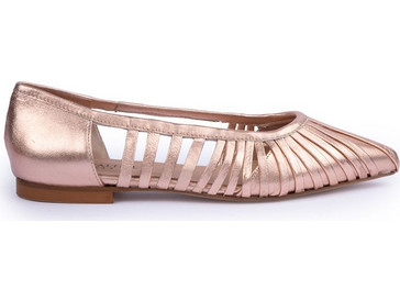 BALLET FLAT LEA. CHEVALIER ROSEGOLD