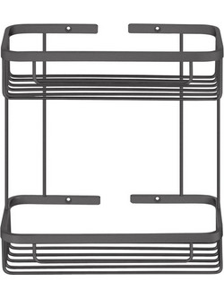 Sanco Shower Baskets Διπλή παραλ/μη Θήκη Σκούρο γραφίτη 00004-122