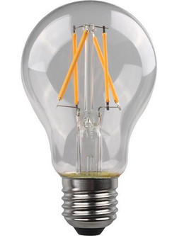 ΛΑΜΠΑ LED ΚΟΙΝΗ CROSSED FILAMENT 4.5W E27 3000K 220-240V CLEAR