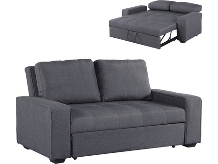 HomeMarkt Διθέσιος Καναπές Κρεβάτι Γκρι 176x102x91cm HM3082.10