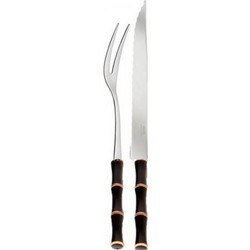 Σετ Σερβιρίσματος Για Κρέας Καφέ Bamboo Marrone 29 cm (Σετ 2 Τεμαχίων)