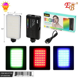 Φορητό επαναφορτιζόμενο RGB led φως για φωτογραφίες Baihuo My-7427