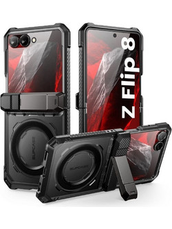Supcase UB Grip Mag Θήκη Black (Samsung Galaxy Z Flip 8)