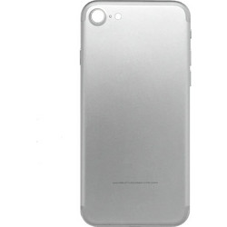 Καπάκι Μπαταρίας με Πλαίσιο για Apple iPhone 7 Ασημί με Τζαμάκι Κάμερας, Θύρα SIM και Εξωτερικά Πλήκτρα OEM Type A