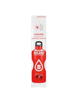 Bolero Χυμός σε Σκόνη 500ml σε Νερό Ασερόλα Χωρίς Ζάχαρη 9gr 12τμχ
