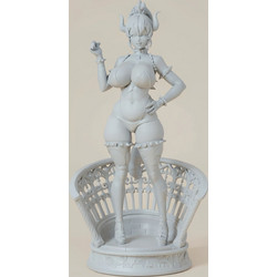 Άβαφη 3D Φιγούρα Princess Bowsette Pin Up NSFW by The Fence 3D Model για Βάψιμο DIY (Δώρο τα Χρώματα)