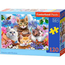 Παιδικό Puzzle Castorland Green Locomotive 30 Κομμάτια