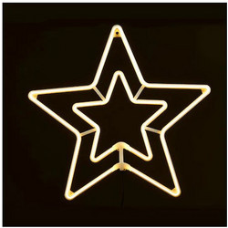 JOYLIGHT ΣΙΛΟΥΕΤΑ NEON LED ΑΣΤΕΡΙ ΔΙΑΦΑΝΟ