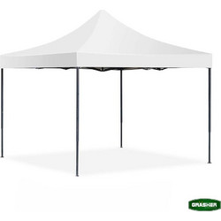 Πτυσσόμενο Κιόσκι Κήπου 3x3m Λευκό 420D TGL3435 GRASHER (104229)