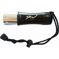 Super Bright Αδιάβροχος Υποβρύχιος Καταδυτικός Φακός LED 1000 LΜ με Slider On/off & Τριπλά O-Rings 100μ - OEM