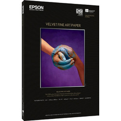 Epson Velvet Fine Art Paper Φωτογραφικό Χαρτί Matte A3+ 260gr/m για Εκτυπωτές Inkjet 20 Φύλλα C13S041637