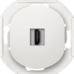 EON E6163.0 HDMI/HDMI Πρίζα Keystone Χωρίς Πλαίσιο Κάλυψης Λευκό