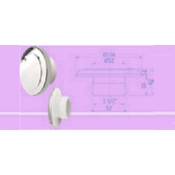 Vacuum Mixed ABS-AISI316 Adjustable Base O63