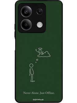 Sonique Men's Edition Θήκη με Σχέδιο «Never Alone» (Xiaomi Redmi Note 13 5G)
