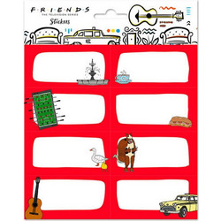 385242 ΑΥΤΟΚΟΛΛΗΤΕΣ ΕΤΙΚΕΤΕΣ 8X2 ΤΑ ΦΙΛΑΡΑΚΙΑ/FRIENDS (ΣΕΤ 5 ΤΕΜΑΧΙΩΝ)