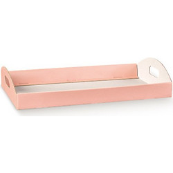 Δίσκος Cesto 43.5x29x4.5cm Σιέλ Ροζ