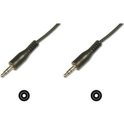 Digitus Καλώδιο Ήχου 3.5mm male - 3.5mm male Μαύρο 1.5m AK-510100-015-S