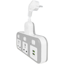 Earldom(R)ES-SC08 3000W,2.4A Wall Outlet Multi-Power Socket Plug Adapter