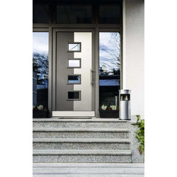 Durable Πλαστικός Κάδος Απορριμμάτων 333223 17lt Ασημί