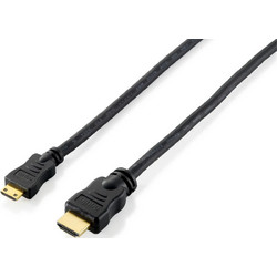 Equip Καλώδιο HDMI 1.4 HDMI Male to Mini HDMI Male 2m Black 119307