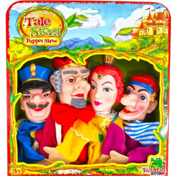 Μαριονέτες σετ 4 τεμ. large head puppet (Βασιλιάς Βασίλισσα)