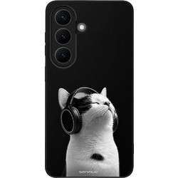 Sonique Men's Edition Θήκη με Σχέδιο «Audio Kitten - White» (Samsung Galaxy S26)