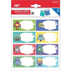 MP MP αυτοκόλλητες ετικέτες τετραδίων PN125-80, 65x32 PN125-80 PN125-80