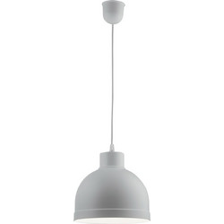Arkolight Κρεμαστό Φωτιστικό Οροφής Μονόφωτο E27 Λευκό 140-1/23