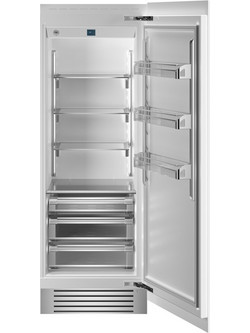 Bertazzoni LRD755UBRPTT Εντοιχιζόμενο Ψυγείο Συντήρηση 494lt Full No Frost Υ212xΠ76.1xΒ61.5cm Λευκό
