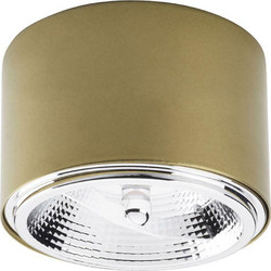 TK Lighting Μονό Σποτ με Ντουί AR111 σε Χρυσό Χρώμα Κωδικός: 3349