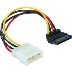 DeLock 4-Pin Molex - 15-Pin Sata Cable 0.15m Πολύχρωμο 60101 60101