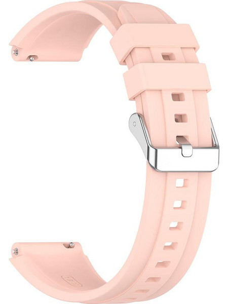 Λουράκι Techsuit Watchband 18mm (W075) for Huawei Watch GT 4 (41mm)/W1/Honor Watch S1/Garmin Venu 2S/Vivoactive 4S Pink