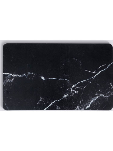 5FIVE Simply smart Αντιολισθητικό Χαλί 75 x 45 cm με εφέ Μαύρο Μάρμαρο 202470A-BMarble