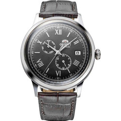 Orient Bambino Ανδρικό Ρολόι Αυτόματο με Μπλε Δερμάτινο Λουράκι RA-AK0704N10B