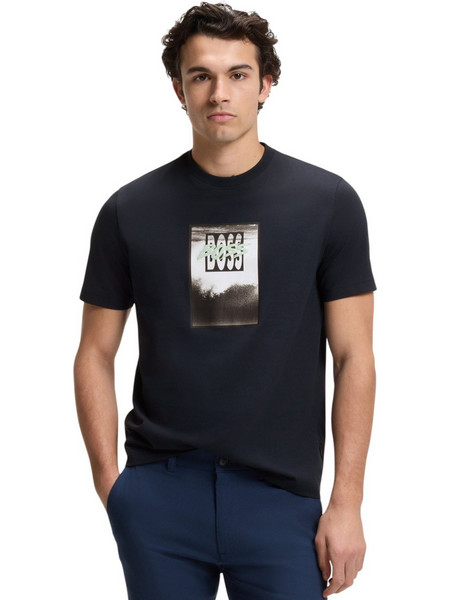 BOSS M TE DJ 10277382 01 JERSEY T-SHIRT - 50561846-404 BLUE