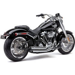 Cobra εξάτμιση για μοτοσυκλέτα Harley-Davidson Softail 18-20 FLFB/S Fat Boy, FXBR/S Breakout | Cobra, Speedster SlashDown exhaust. Chrome