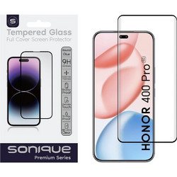 Curvy Glass Sonique Premium Series HD Full Cover 9H Honor 400 Pro 5G Μαύρο