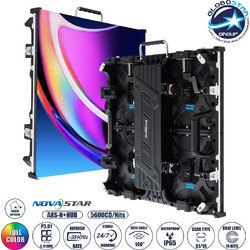 GLOBOSTAR(R) LUMOWALL 41002 Κυρτή Οθόνη Video Wall P3.91 Καμπίνα 50x50cm LED 180W 3840Hz 16384 Dots 5600cd/m Nits AC 220-240V Εξωτερικού Χώρου IP65 Full Color S1/16 14Bits - Κάρτα NovaStar A8S-N+HUB -
