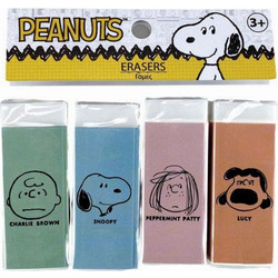 Peanuts - 4-Pack Σετ Γόμες