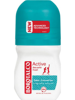 Borotalco Active Sea Salts Fresh Αποσμητικό Roll On 48h 50ml