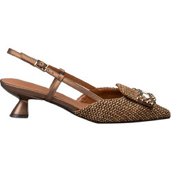 LODI ΓΥΝΑΙΚΕΙO ΨΑΘΙΝΟ SLINGBACK, ΔΕΡΜΑΤΙΝΟΣ ΠΑΤΟΣ, A-CASIOPEA, CAMEL, Γυναίκα
