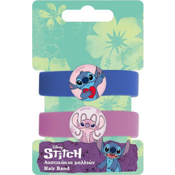 ΛΑΣΤΙΧΑΚΙΑ ΜΑΛΛΙΩΝ DIAKAKIS ΣΕΤ 2 ΧΡΩΜΑΤΑ LILO STITCH 000565068