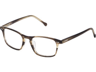 Loewe VLW9584906YH Ανδρικός Σκελετός Γυαλιών Οράσεως Κοκάλινος Καφέ