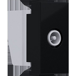 MODYS ΠΡΙΖΑ ΤΗΛΕΟΡΑΣΗΣ ΤV-R ΔΙΕΛΕΥΣΗΣ ΜΑΥΡΗ ΜΑΤ IP20 / 10101312345
