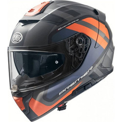 Premier Devil FZ93BM Grey / Orange Κράνος Μηχανής Full Face