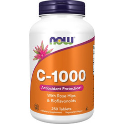 Now Foods C-1000 Rose Hips 250 Ταμπλέτες