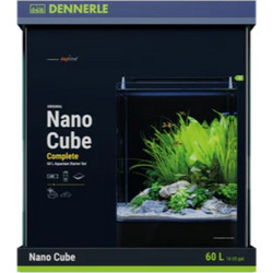 Dennerle Nano Cube Complete+ 60 Ενυδρείο Ψαριών με Φωτισμό & Φίλτρο 60lt Διαφανές