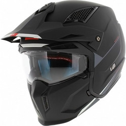 MT Streetfighter SV S A1 Black Matt Κράνος Μηχανής Crossover / Modular 1200gr
